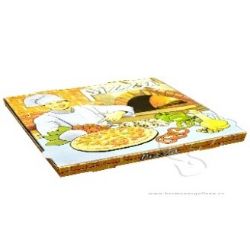 CAJAS PIZZA 33X33 H 3.5 CM