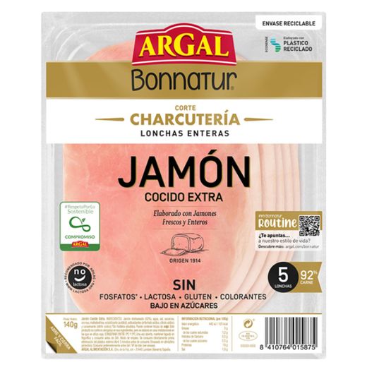 JAMON COCIDO LONCHEADO